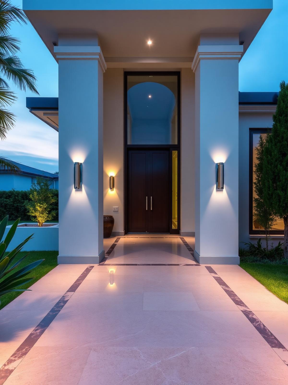 Ingresso villa in pietra naturale