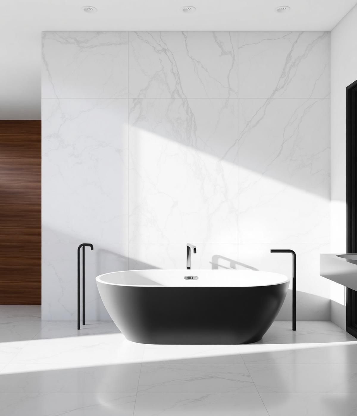 Bagno padronale in marmo